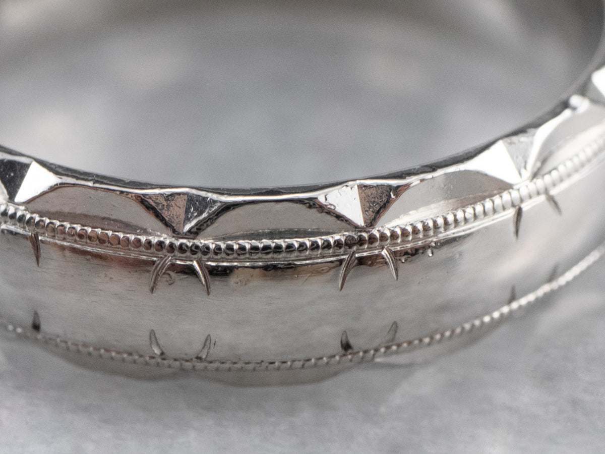 Platinum Gypsy Set Diamond Band