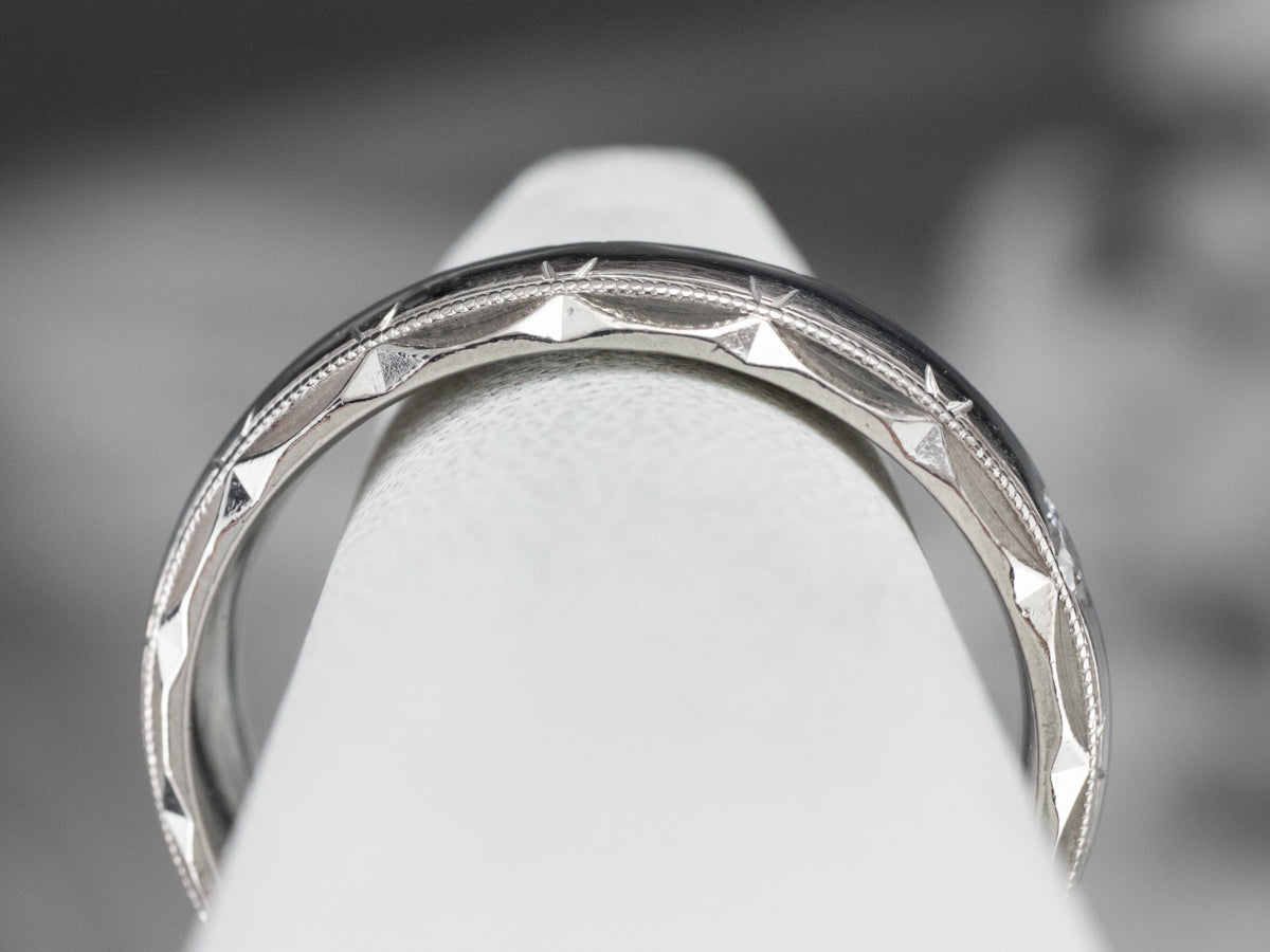 Platinum Gypsy Set Diamond Band