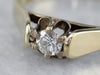 Buttercup Diamond Gold Solitaire Engagement Ring