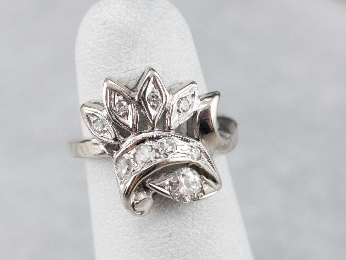 Sweet Retro Era Diamond Ring