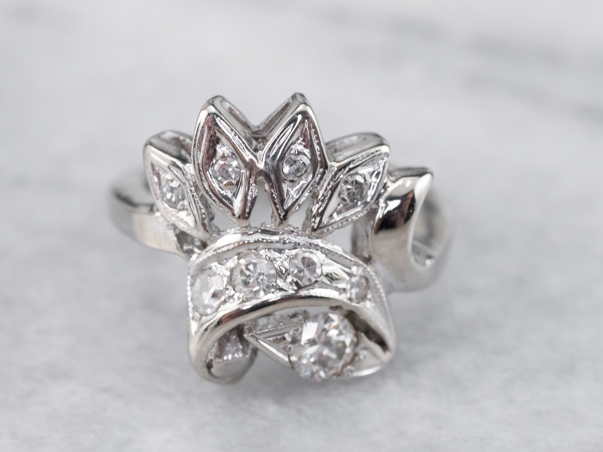 Sweet Retro Era Diamond Ring