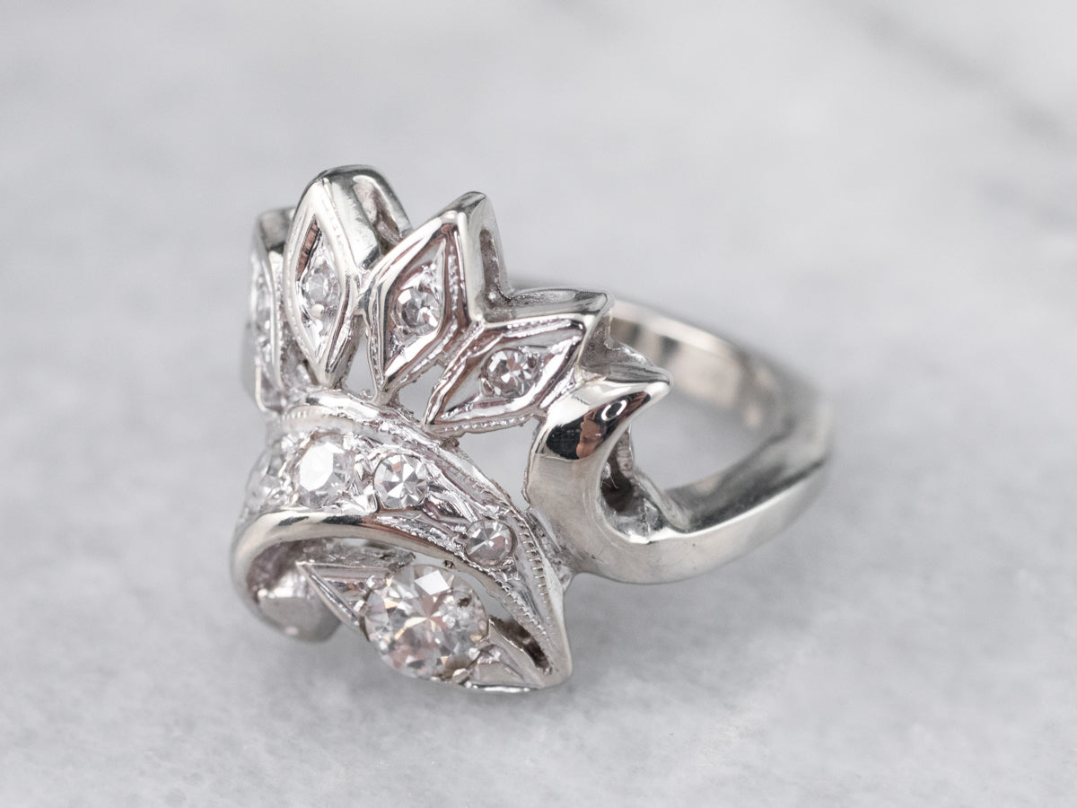 Sweet Retro Era Diamond Ring