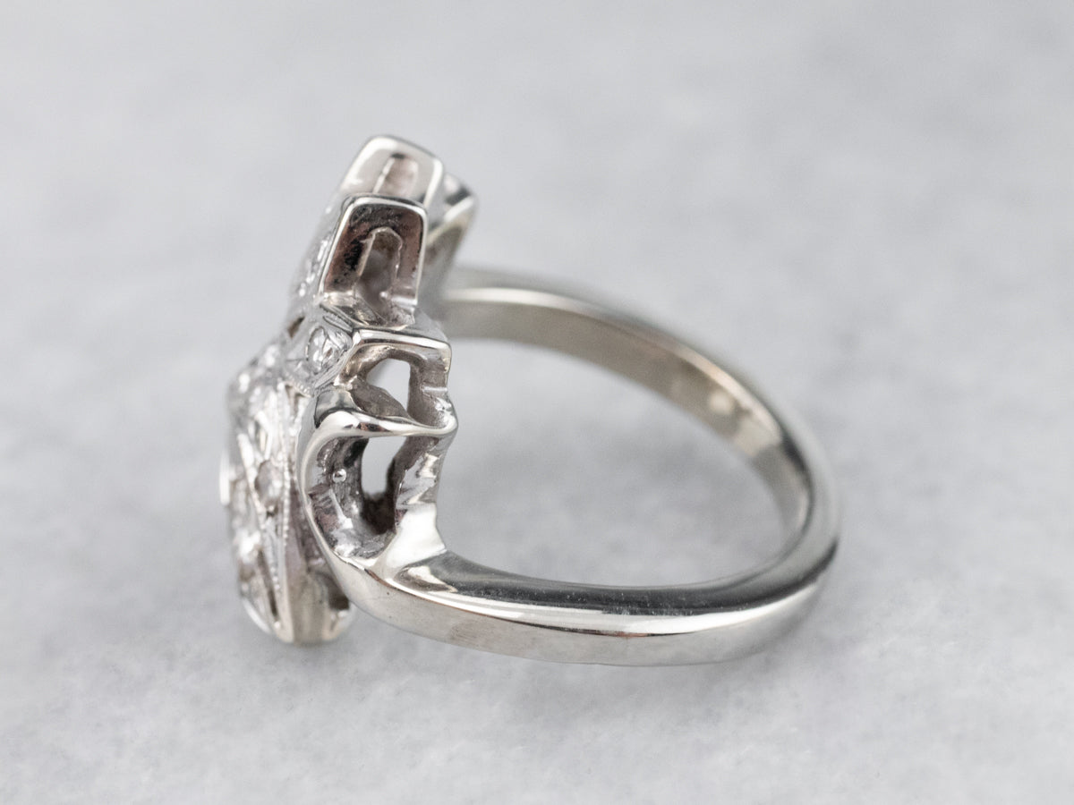 Sweet Retro Era Diamond Ring