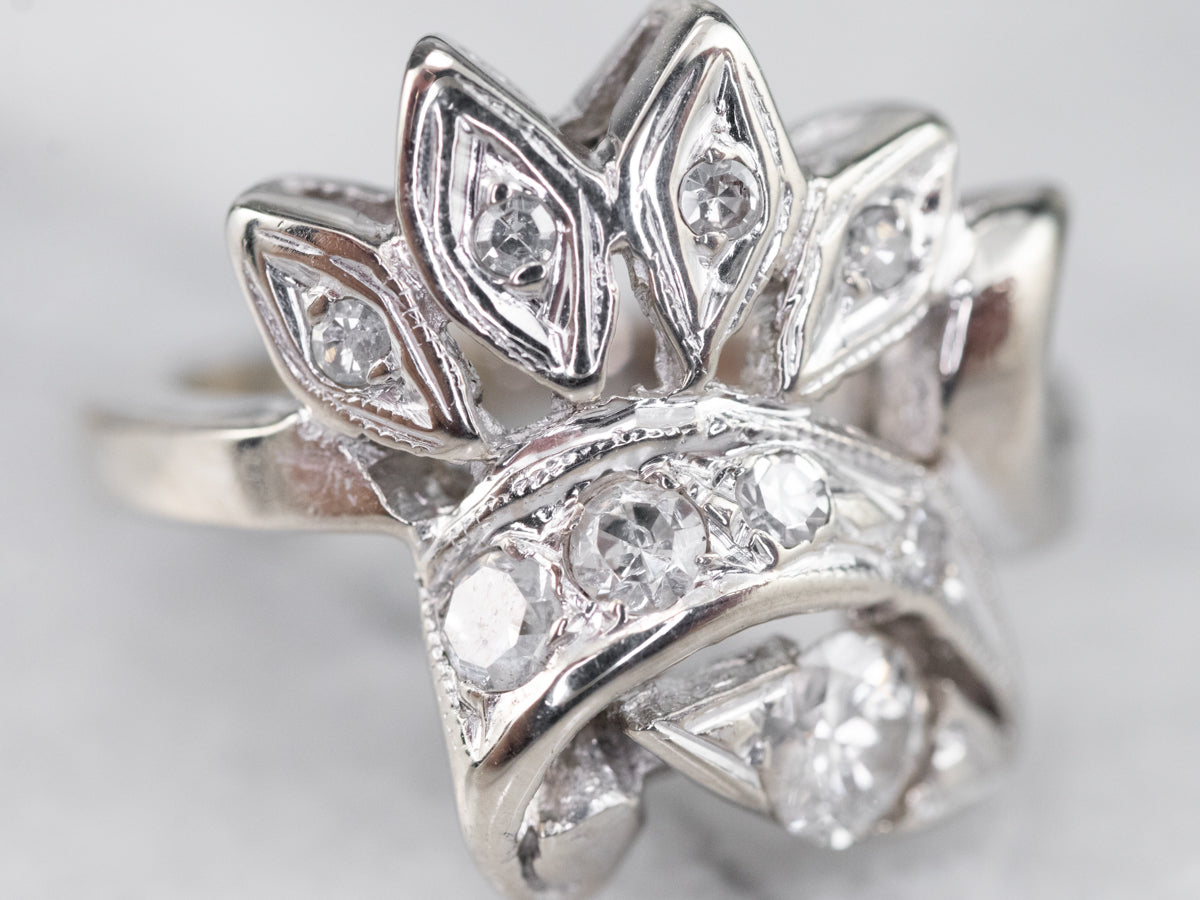 Sweet Retro Era Diamond Ring