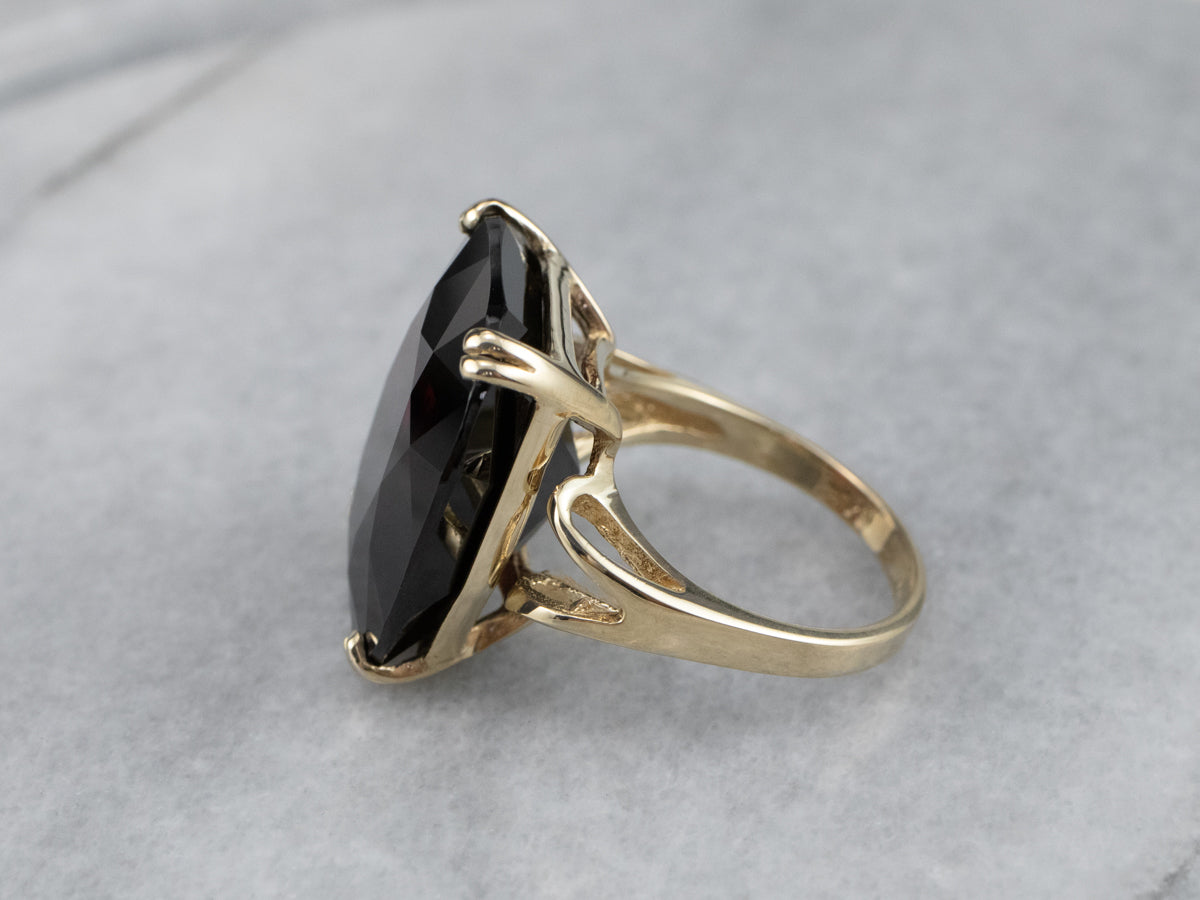 Vintage Garnet Statement Ring
