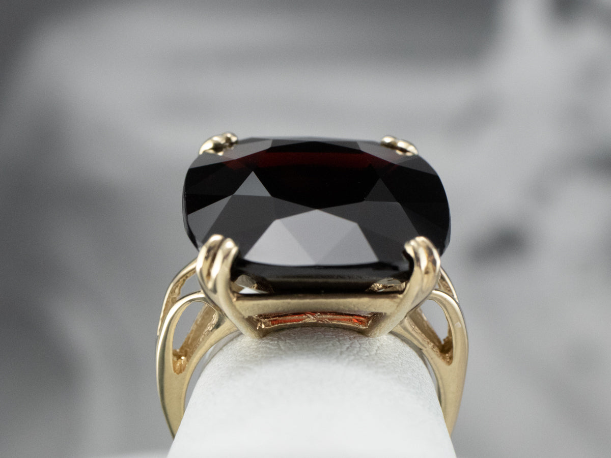 Vintage Garnet Statement Ring