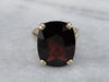 Vintage Garnet Cocktail Ring in Yellow Gold