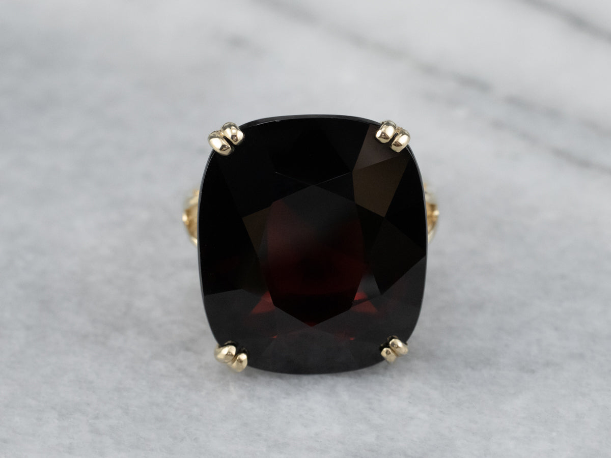 Vintage Garnet Statement Ring