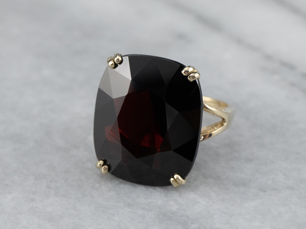 Vintage Garnet Statement Ring