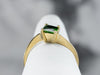 18K Gold Green Tourmaline Bypass Ring