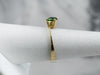 18K Gold Green Tourmaline Bypass Ring