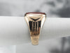 Vintage Gold Carnelian Intaglio Ring