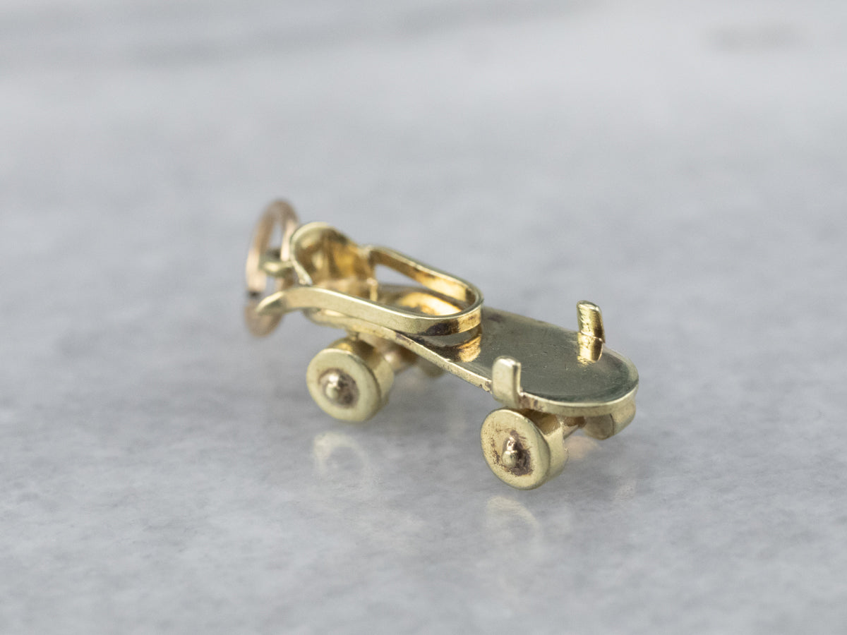 Moving Roller Skate Charm