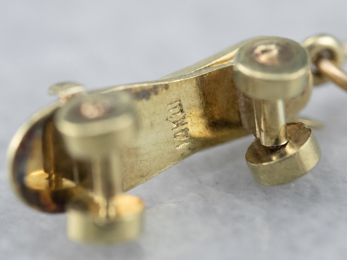 Moving Roller Skate Charm