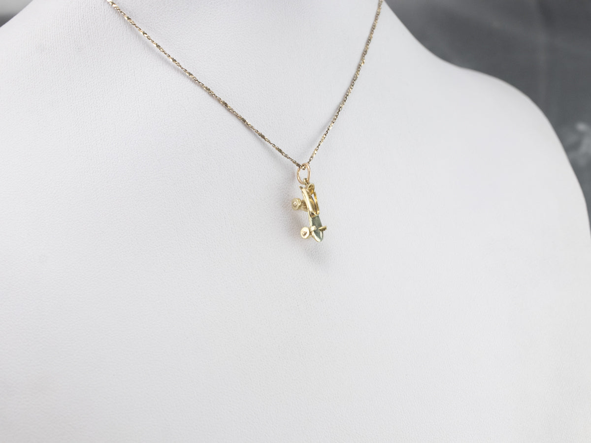 Moving Roller Skate Charm