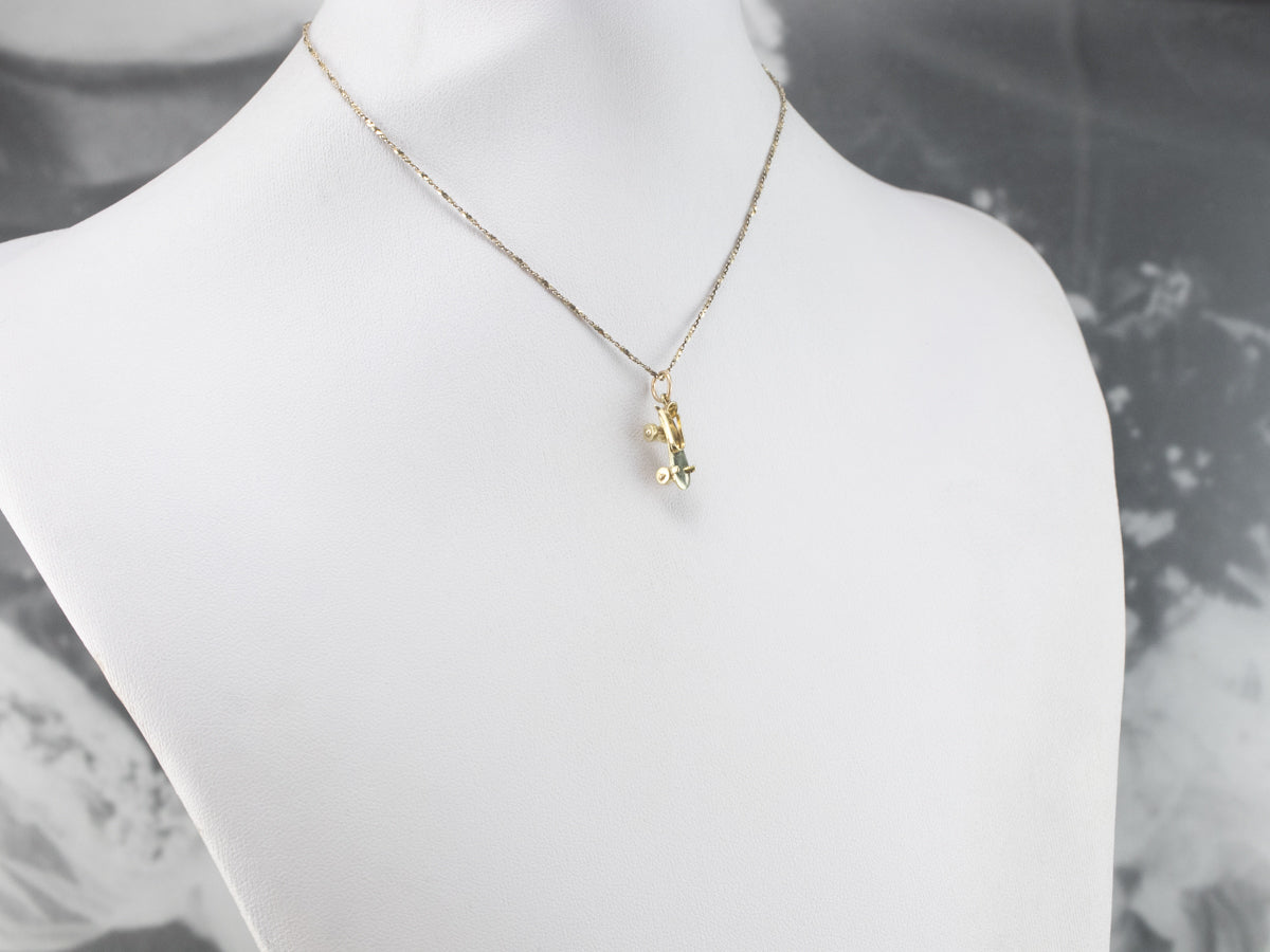 Moving Roller Skate Charm