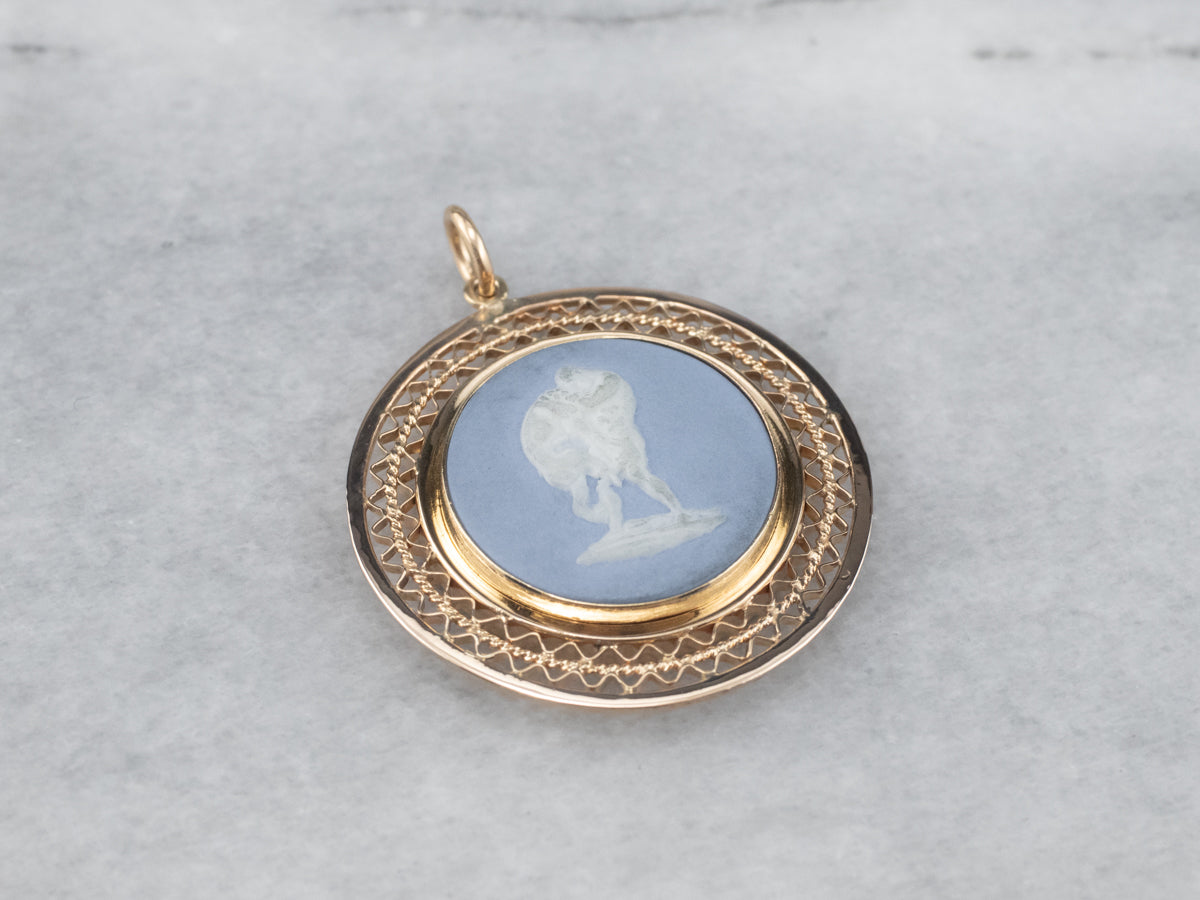 Vintage Wedgwood Cameo Pendant