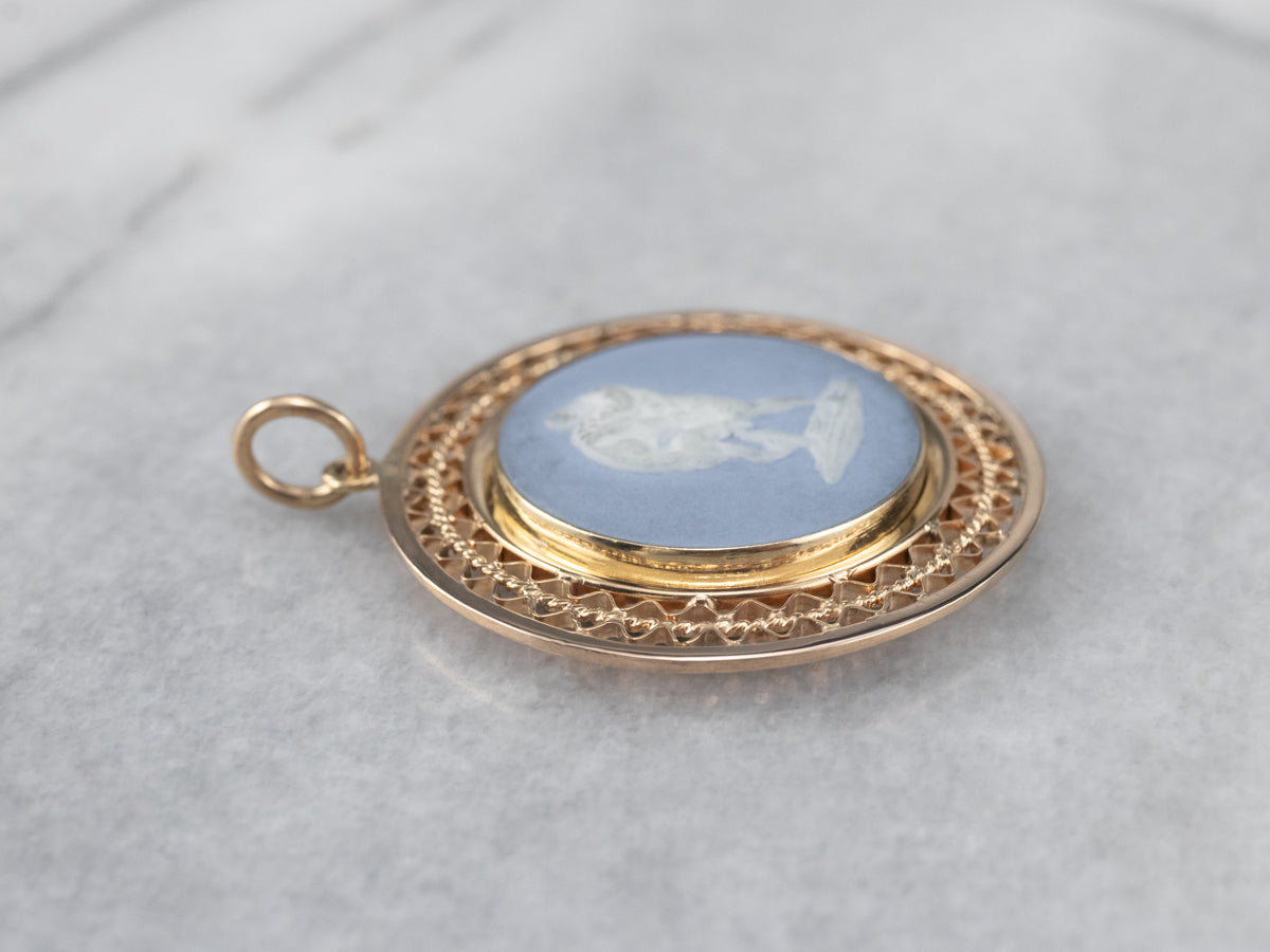 Vintage Wedgwood Cameo Pendant