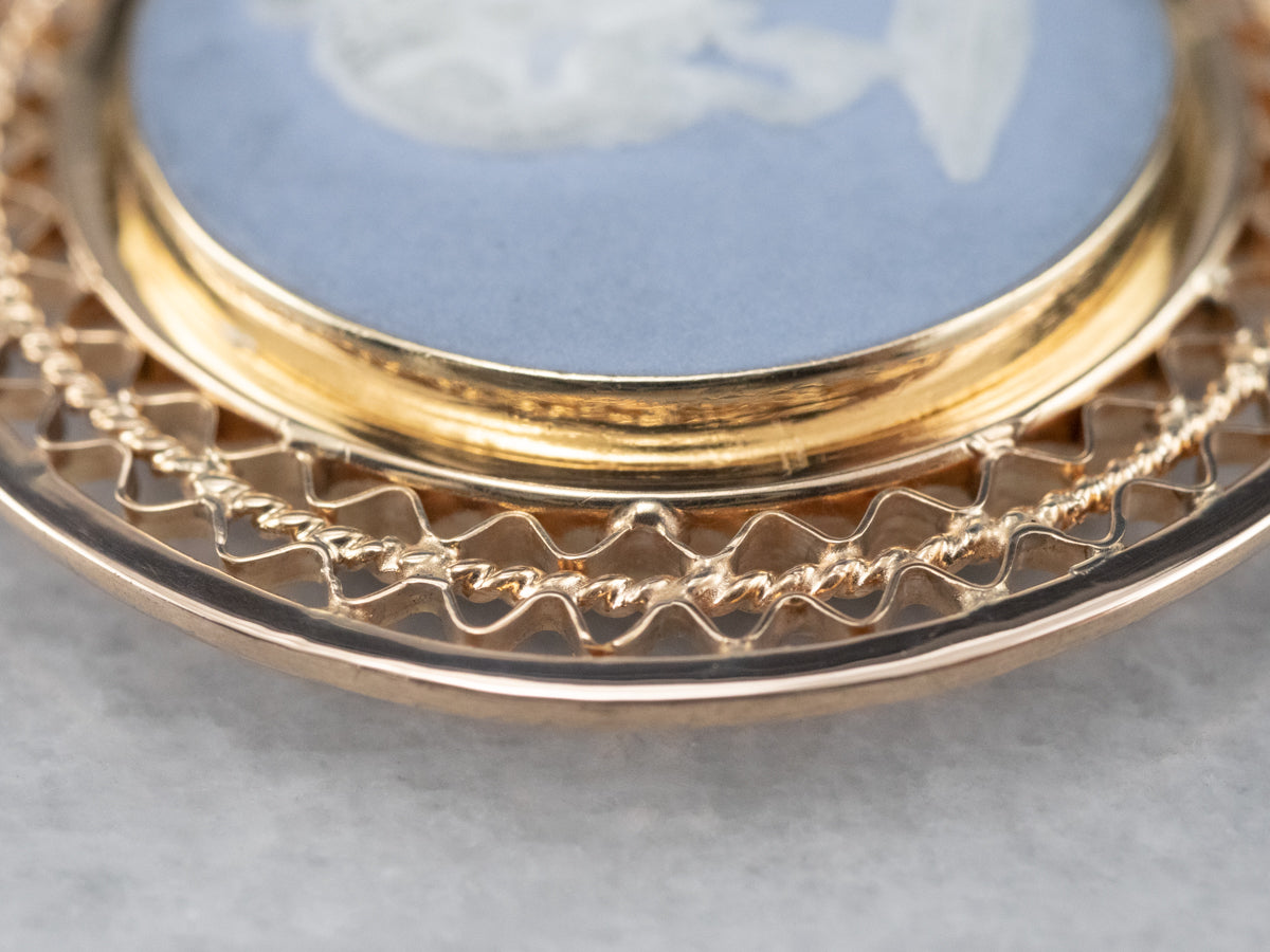 Vintage Wedgwood Cameo Pendant