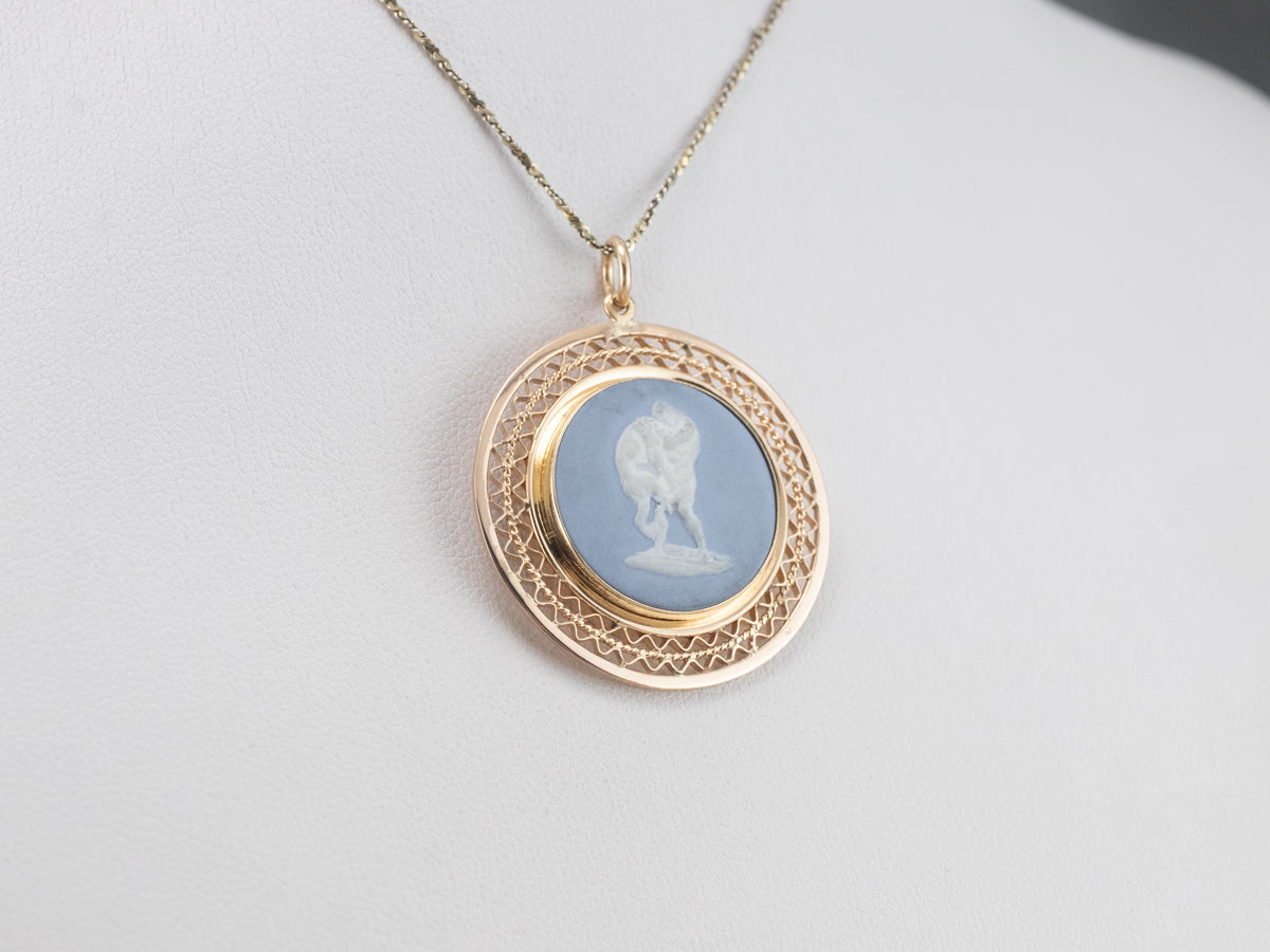 Vintage Wedgwood Cameo Pendant