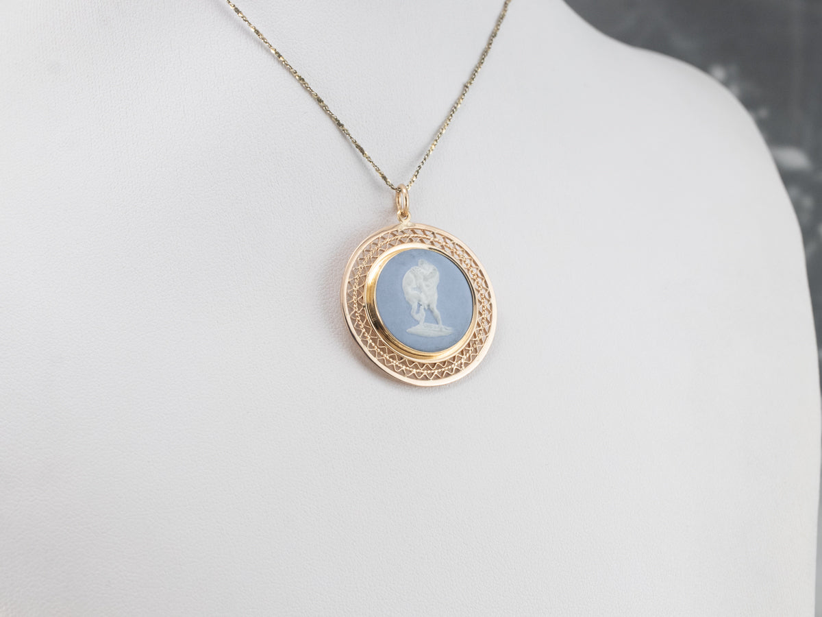 Vintage Wedgwood Cameo Pendant