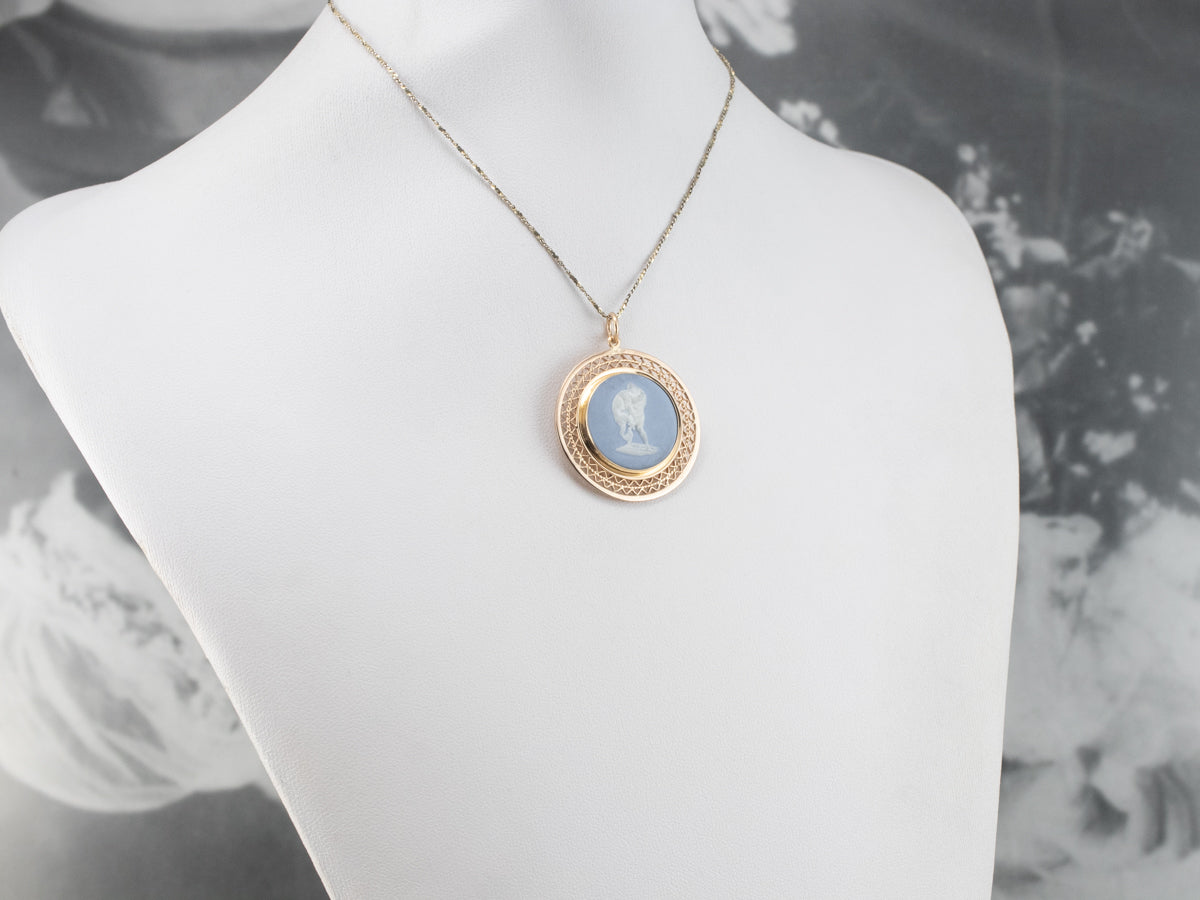 Vintage Wedgwood Cameo Pendant