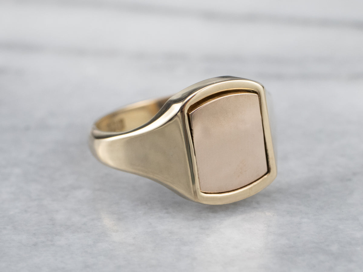 Vintage Masonic Signet Flip Ring