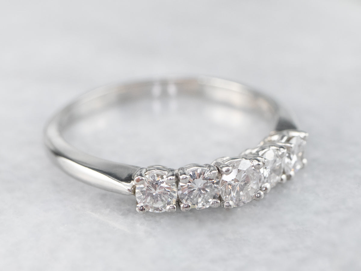 Stunning Diamond Platinum Band