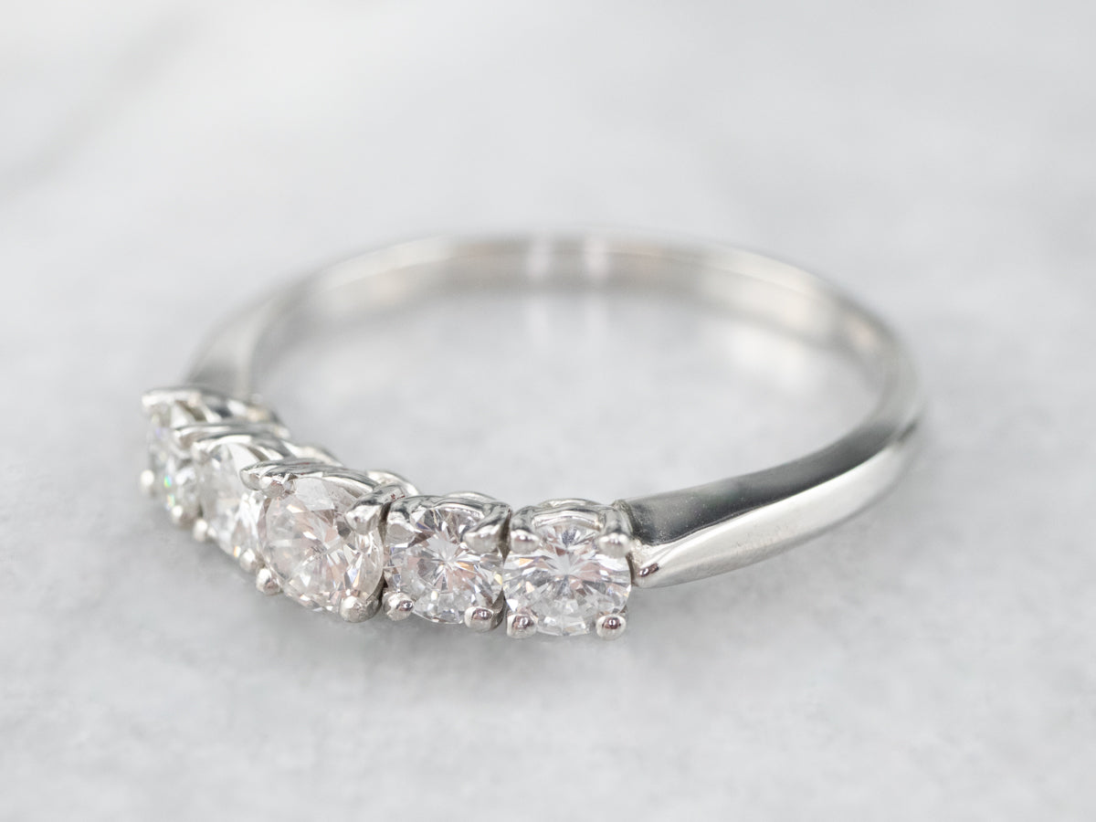 Stunning Diamond Platinum Band
