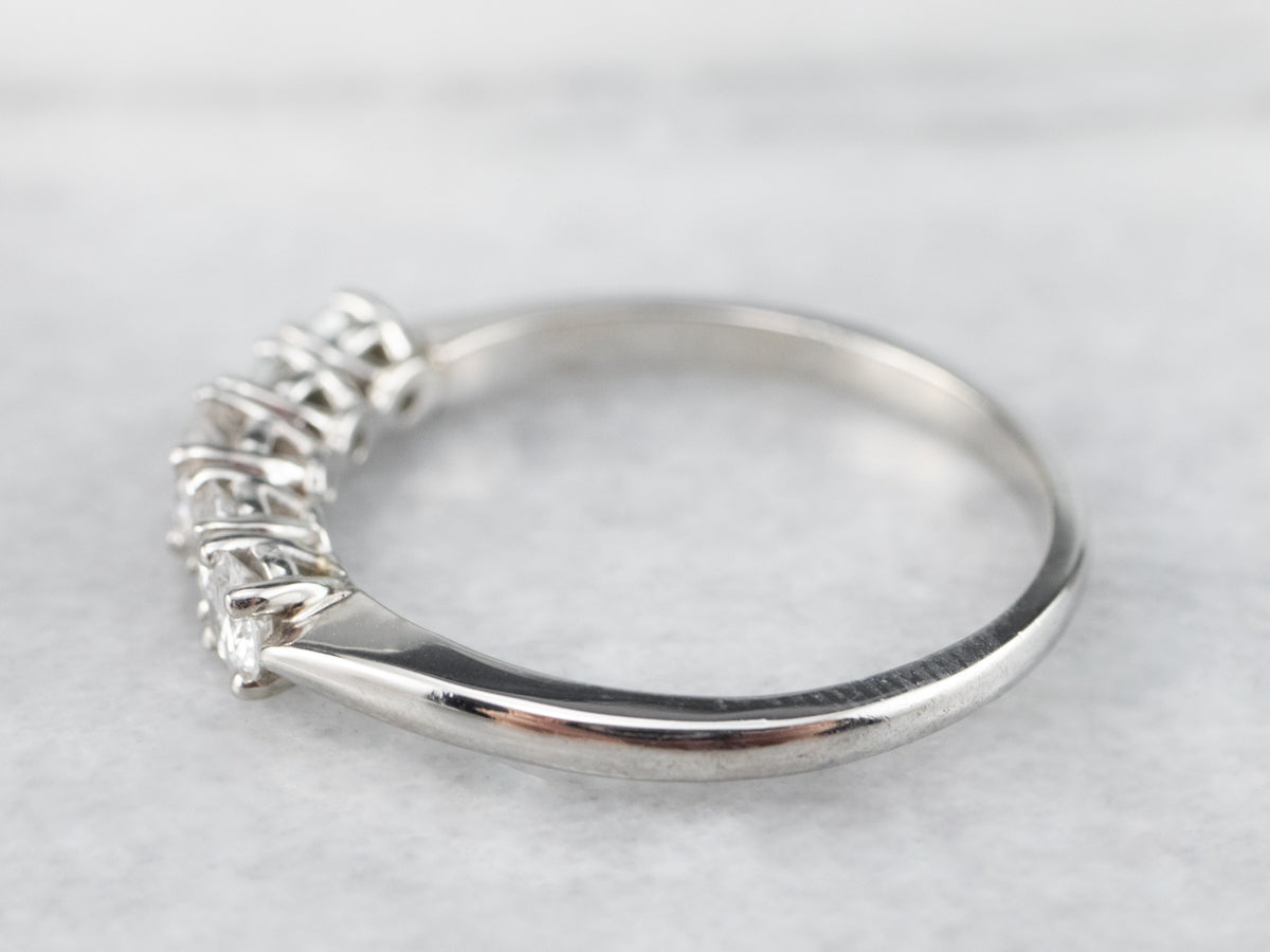 Stunning Diamond Platinum Band