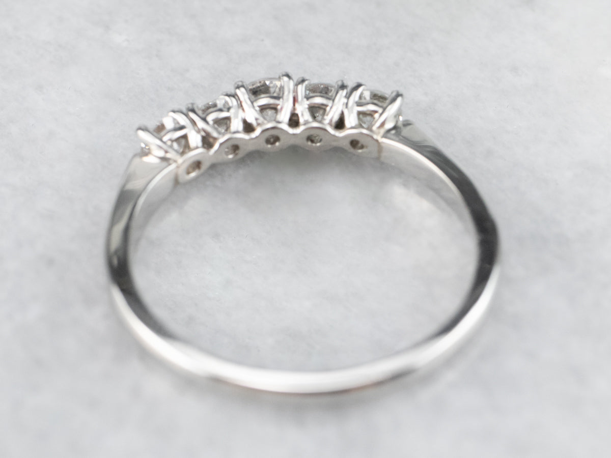 Stunning Diamond Platinum Band