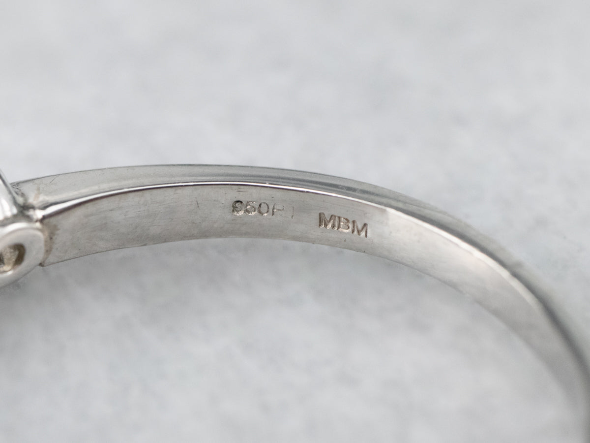 Stunning Diamond Platinum Band