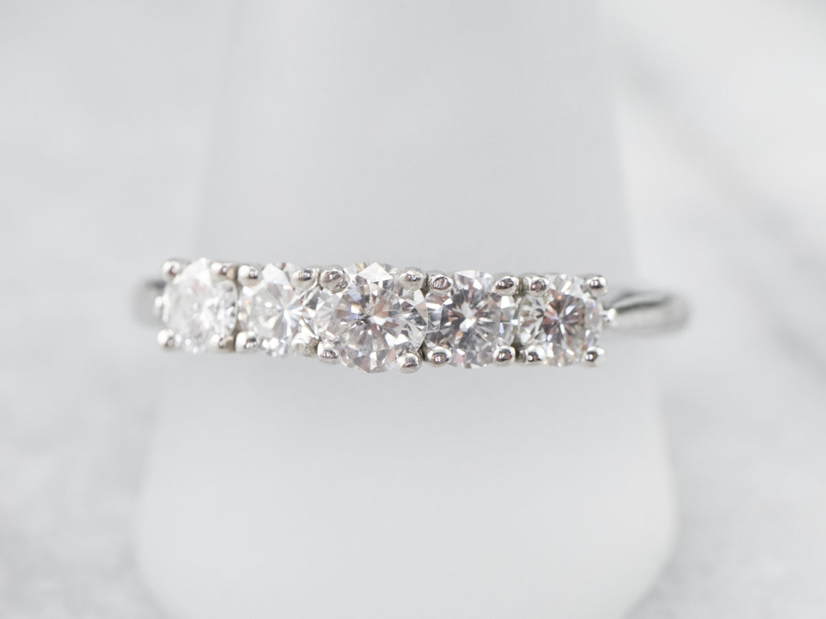 Stunning Diamond Platinum Band