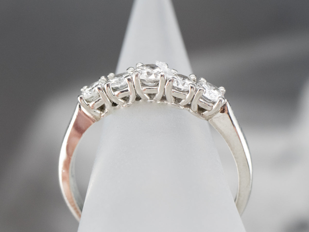 Stunning Diamond Platinum Band