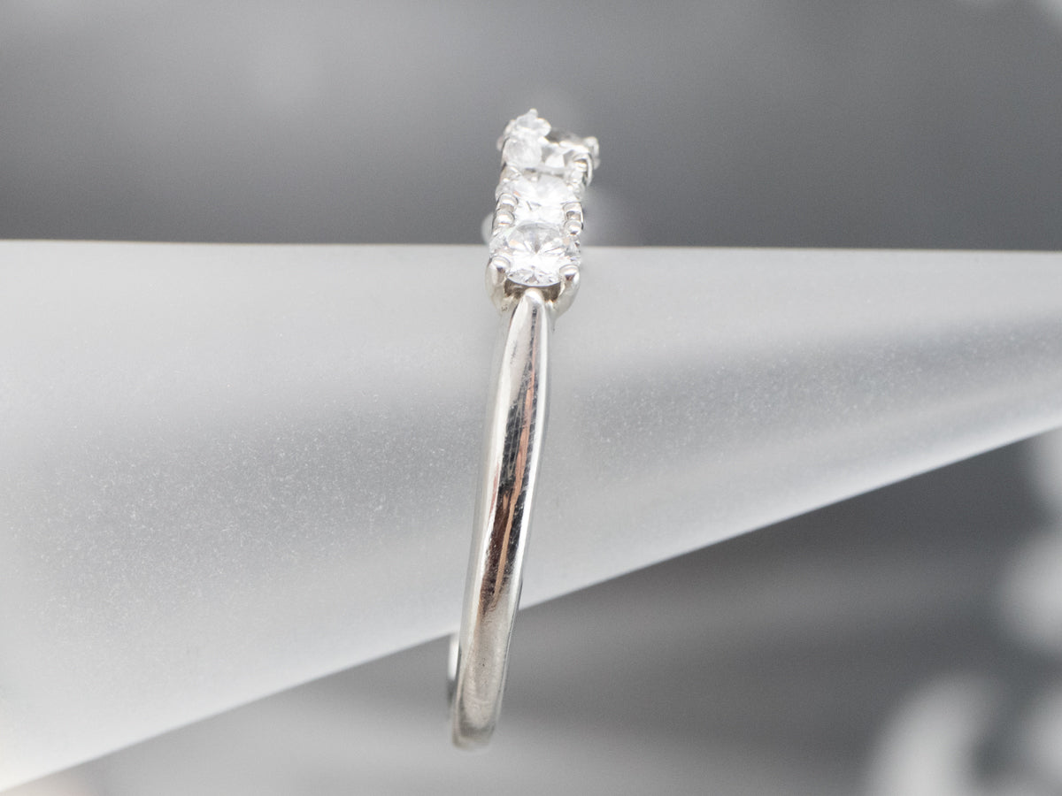Stunning Diamond Platinum Band