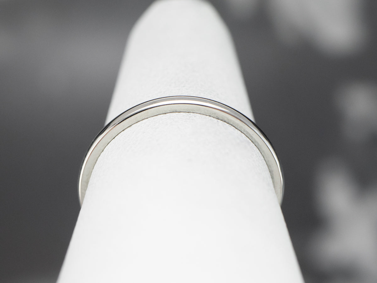 18K White Gold Jabel Band