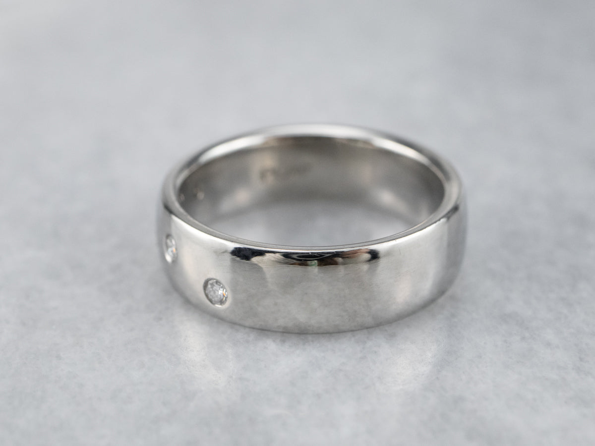 Platinum and Diamond Etoile Band