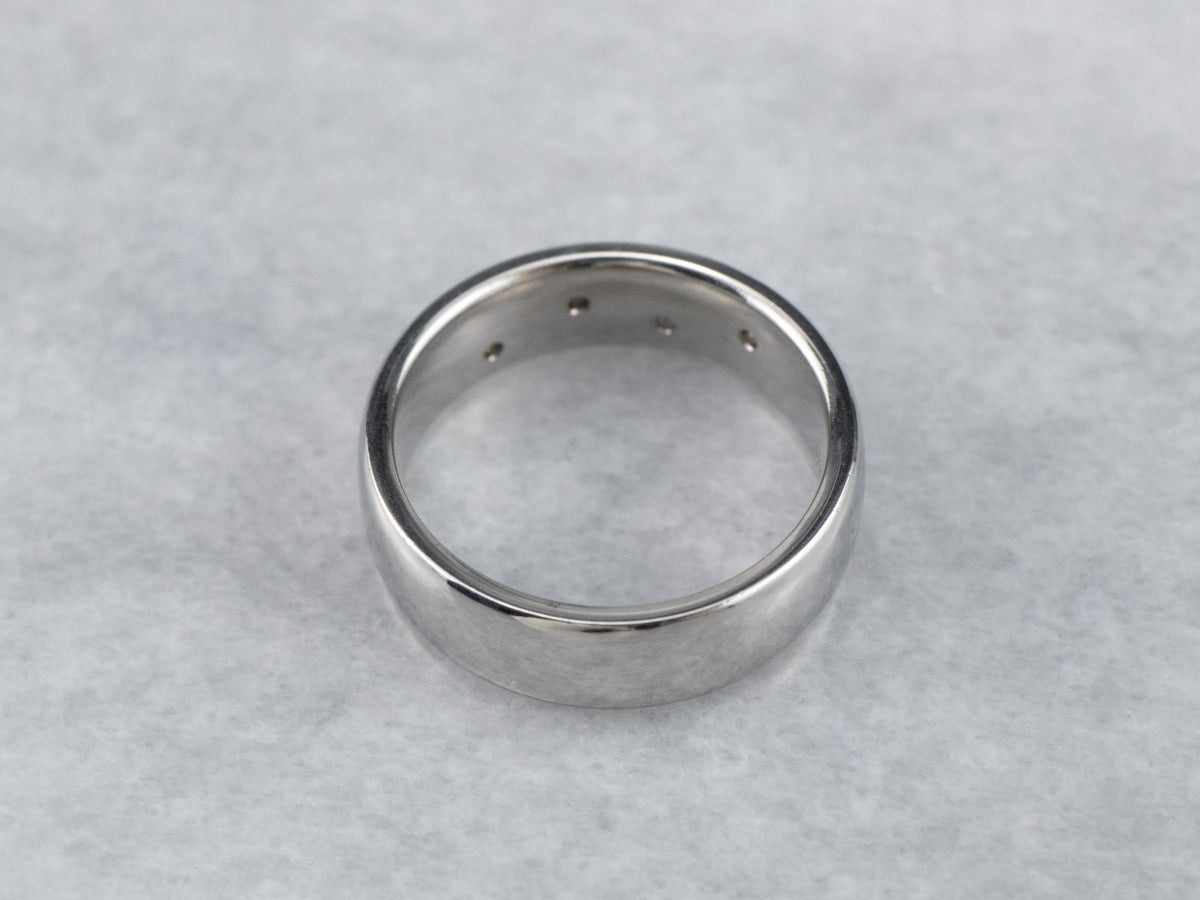 Platinum and Diamond Etoile Band