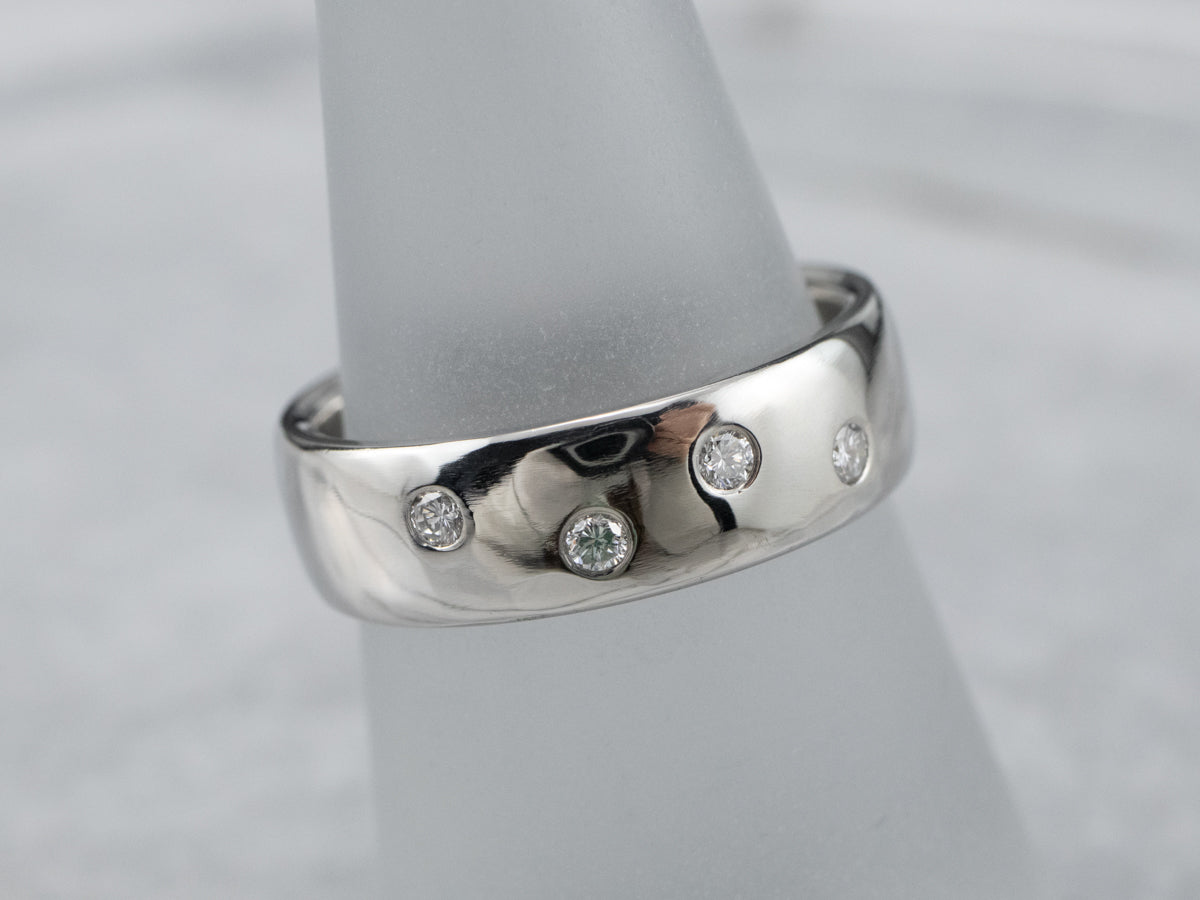 Platinum and Diamond Etoile Band