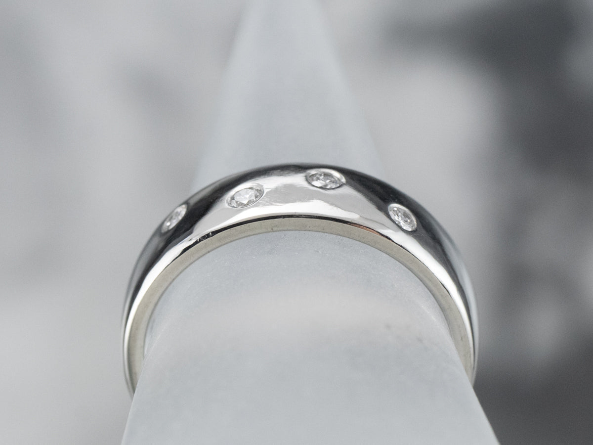 Platinum and Diamond Etoile Band