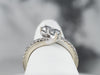 Double Diamond Bypass Engagement Ring