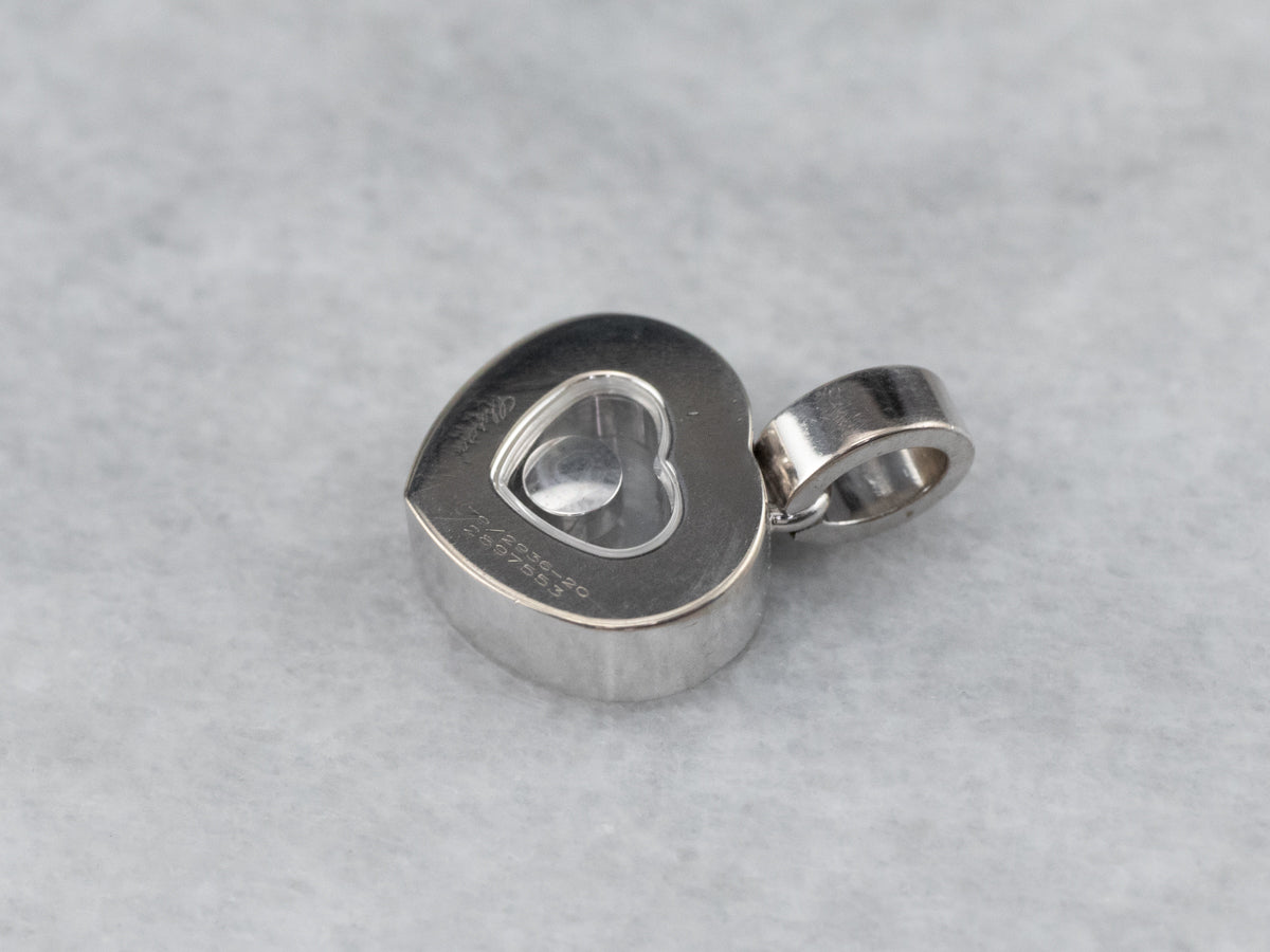 Diamond 18K Gold Heart Pendant