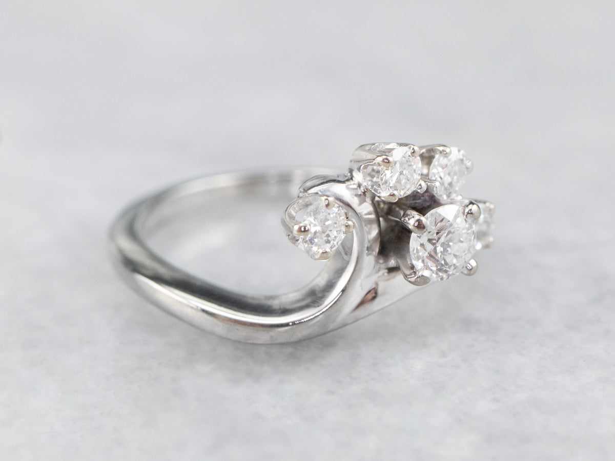 Graduated Diamond Wave Band