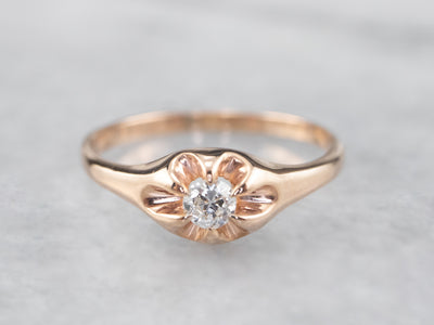 Buttercup Diamond Solitaire Engagement Ring