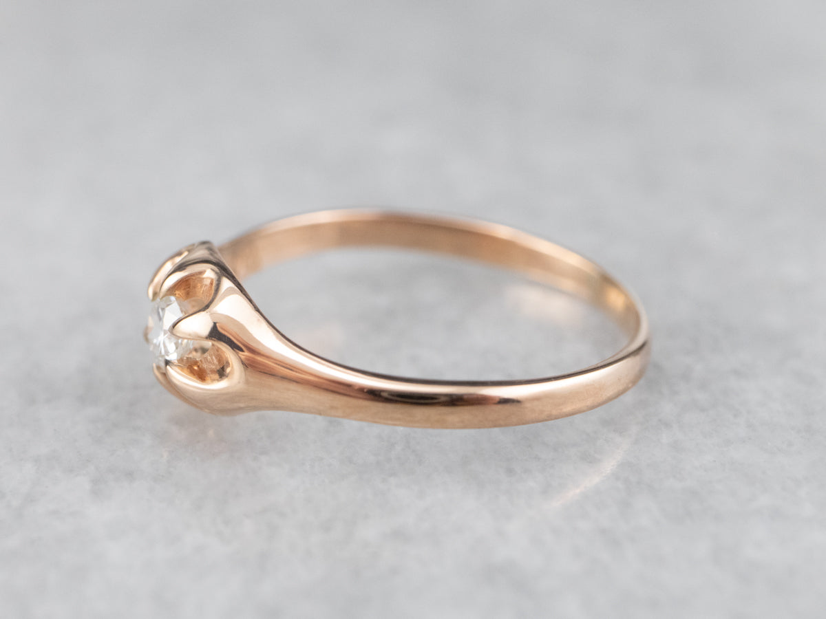 Buttercup Diamond Solitaire Engagement Ring