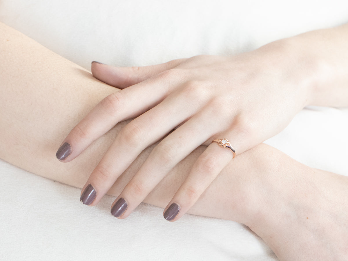 Buttercup Diamond Solitaire Engagement Ring