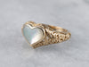 Vintage Kabana Mother of Pearl Heart Ring