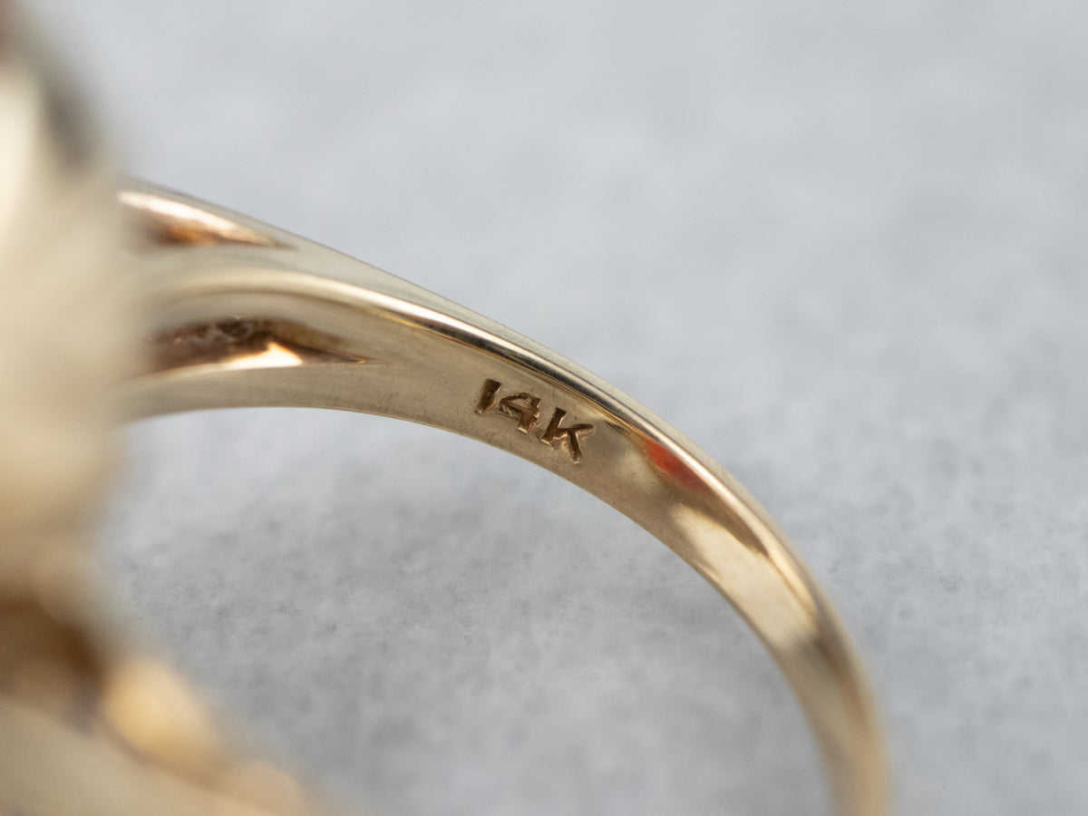 Sardonyx Cameo Yellow Gold Ring