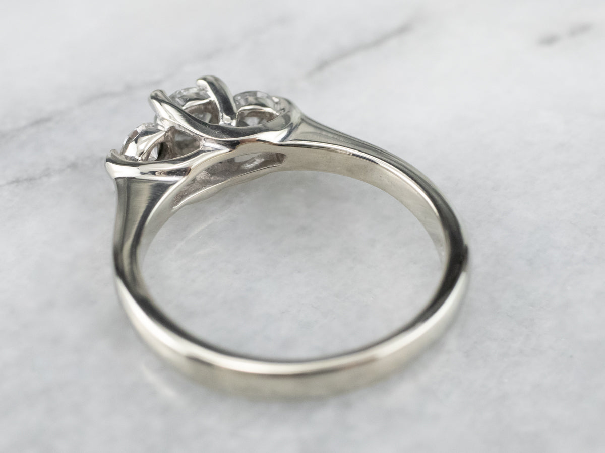 Three Stone Diamond Engagement Ring