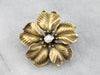 Antique Baroque Pearl Flower Pin or Pendant